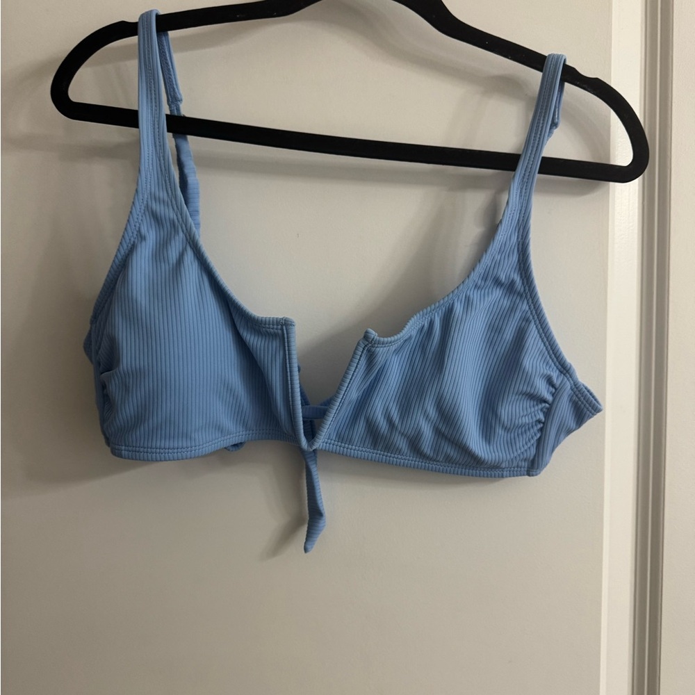 California Waves Blue Adjustable Strap Bra